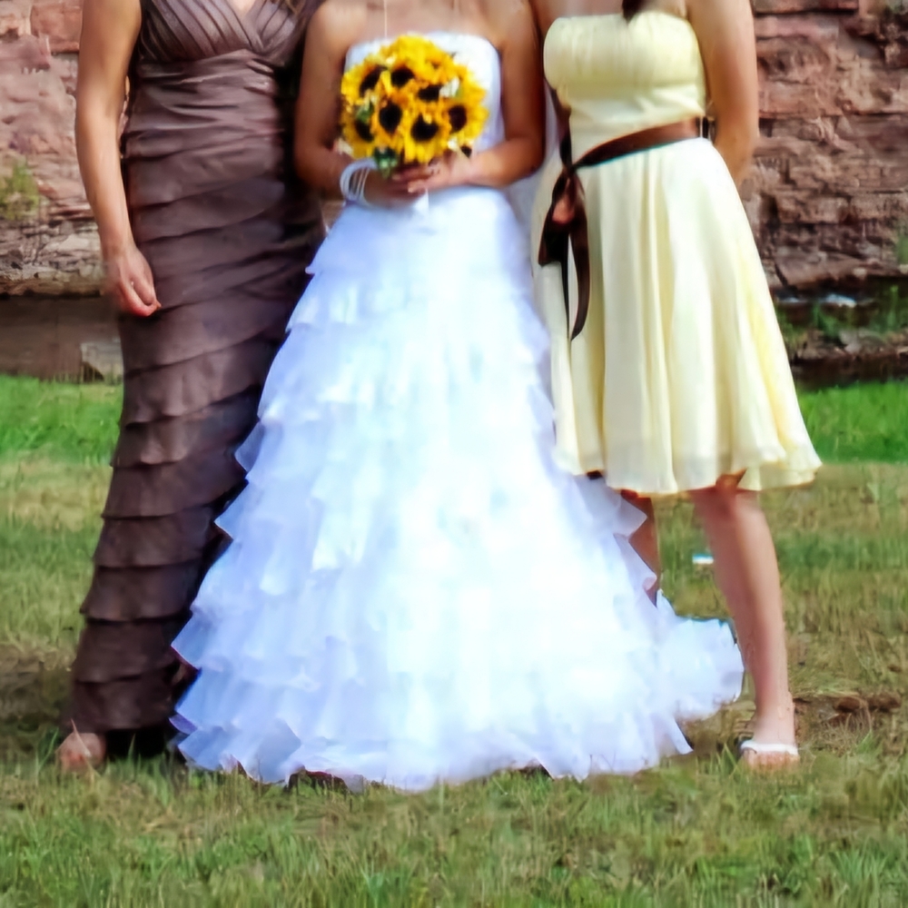 Elegant White Wedding Dress